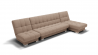 Диван Хьюстон-3 угол левый/правый (ЗР) Цвет фасада: Светло коричневый; Тип: Левый/правый; Материал фасада: Металл/Велюр_898520