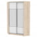 Шкаф-купе YA-230х1250-3(ДСС-Белый-D3D3)_345288