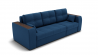 Диван Сенатор-2 ППУ угол левый/правый (ЗР) Цвет фасада: Синий; Тип: Левый/правый; Материал фасада: Металл/Велюр_888187