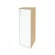 Шкаф средний узкий правый ONIX O.SU-2.4R(R) white Тиквуд Светлый_255570