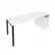 Рабочая станция с опорной тумбой Metal System Б.РС-СТП -1.4 Белый/Антрацит_239427