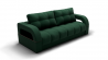 Диван Рич-1 (ЗР) Цвет фасада: Зеленый; Тип: Прямой; Материал фасада: Металл/Велюр_866118