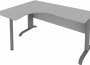 Стол криволинейный левый Riva ПЛ.СА-4 Л Серый_236538