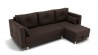 Диван Консул-2 НПБ угол левый/правый (ЗР) Цвет фасада: Коричневый; Тип: Левый/правый; Материал фасада: Металл/Велюр_823076