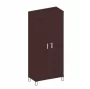 Стеллаж дверь ДСП с замком В430.7 Бургунди_19137