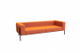 Диван трехместный Флекс FLX-3 Velvet Lux 72/Металл Черный 2100*915*690_3678880