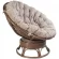 Кресло Папасан вращающийся 23/01B орех матовый_174067