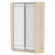 Шкаф-купе YA-230х1250-5(ДСС-Белый-D1D2)_345512