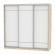 Шкаф-купе B-230х235х60-2(ДСС-Белый-D7D7D7)_356411