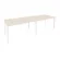 Стол переговорный (2 столешницы) ONIX O.MP-PRG-2.3 Денвер Светлый/Белый_241131