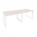 Стол переговорный (2 столешницы) ONIX O.MO-PRG-2.2 Денвер Светлый/Белый_242404
