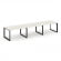 Стайл Проджект Стол переговорный SN-59O.SPRG-024.3 Дуб Наварра/Металл Черный 4740*980*750 _3860124