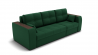 Диван Сенатор-2 ППУ угол левый/правый (ЗР) Цвет фасада: Зеленый; Тип: Левый/правый; Материал фасада: Металл/Велюр_888184