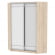 Шкаф-купе YA-198х1250-1(ДСС-Белый-D1D2)_357391