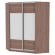 Шкаф-купе YA-198х1400-718-5(ЯШТ-D3D3)_344992