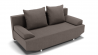 Диван Сити (ЗР) Цвет фасада: Серо коричневый; Тип: Прямой; Материал фасада: Металл/Велюр_891185