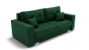 Диван Талисман-1 (ЗР) Цвет фасада: Зеленый; Тип: Прямой; Материал фасада: Металл/Велюр_891188