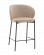 Стул полубарный Тисдейл букле бежевый_3632086
