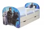 Кровать детская с фотопечатью с 1 ящиком 800*1600 Дракон_201824
