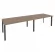 Стол переговорный (2 столешницы) ONIX O.MP-PRG-2.4 Дуб Аризона/Антрацит_241134