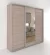 Шкаф-купе 3-х дверный Акцент-Лайт Д3 2400х600 Ясень шимо светлый_228728