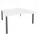 Рабочая станция на П-образном м/к ONIX O.MP-D.SA-1 Белый Бриллиант/Антрацит_240840