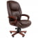Кресло руководителя CHAIRMAN 408 кожа/экокожа, коричневый_2928622