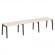 Рабочая станция Оникс Вуд OW.RS-3.2.8 Денвер Светлый/Дуб Темный/Металл Антрацит 3540*800*750_3828605