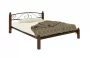 Кровать Вероника Lux 1200х1900 Коричневая_82931
