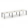 Стайл Проджект Стол переговорный SN-59P.SPRG-024 Дуб Наварра/Металл Черный 4740*980*750 _3808651