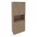 Шкаф высокий широкий (4 низких фасада ЛДСП) ONIX O.ST-1.5 Дуб Аризона_242823