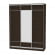 Шкаф-купе B-230х180х60-2(Венге-D7D8D7)_355987