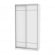 Шкаф-купе B-220х120х60-3(Белый-D7D7)_357767