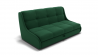 Диван Куба 1400 (ЗР) Цвет фасада: Зеленый; Тип: Прямой; Материал фасада: Металл/Велюр_866064