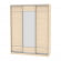Шкаф-купе B-230х180х60-2(ДМ-D7D8D7)_355988