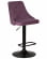 Стул барный DOBRIN JOSEPH BLACK (пудрово-сиреневый велюр (MJ9-52))_371007