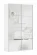 Шкаф-купе двухдверный Прайм 1200 Зеркало/Зеркало Белый снег_185859