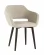 Стул с подлокотниками Саймон велюр Бежевый_225950