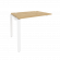 Наборный элемент рабочей станции на П-образном м/к ONIX O.MP-1.NRS-1.7 Тиквуд Светлый/Белый_252517