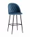 Стул барный Марсель Б велюр Пыльно-синий_227187
