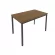 Стол письменный на металлокаркасе SLIM SYSTEM С.СП-4 Орех-Антрацит_237041