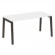 Оникс Вуд Стол письменный OW.SP-4.8 Белый Бриллиант/Дуб Темный/Металл Антрацит 1580*800*750 _4464256