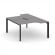Стайл Проджект Рабочая станция эргономичная SN-59P.DRPA-021 Серый Пепел/Металл Черный/Заглушка Пласт _3820506
