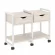 Тумба на колесных опорах наборная. Вариант №1 LOFT VR.L-TN-1.K Металл белый Денвер светлый_226920