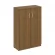 Шкаф средний широкий (2 средние двери ЛДСП) NOVA S В.СТ-2.3 Орех Гварнери_226364