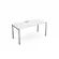 Стол рабочий, прямолинейный GLOSS LINE НСР-П.004.2 Белый Премиум_219064