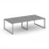 Стайл Проджект Рабочая станция двухсторонняя SN-59O.DRS-032 Серый Пепел/Металл Серый/Заглушка Пласти _3820113
