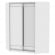 Шкаф-купе YA-198х1400-568-2(Белый-D1D2)_344103