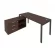 Рабочая станция на П-образном м/к с опорной тумбой левая Metal System Б.РС-СТС-2.4 Л Венге/Антрацит_241563