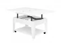 Журнальный стол-трансформер Агат-34 (01) Белый шпон_267561